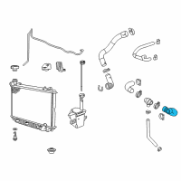 OEM 2016 Chevrolet SS Upper Hose Diagram - 92246932