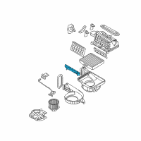 OEM 2008 Hyundai Tiburon Cover Assembly-Air Filter Diagram - 97129-2D000