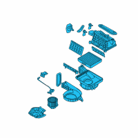 OEM 2008 Kia Sedona Blower Unit Diagram - 972004D100