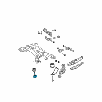 OEM Dodge Bolt-HEXAGON Head Diagram - 6508695AA