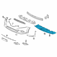 OEM 2014 Nissan Rogue Bracket-Apron Diagram - 62660-4BA1B