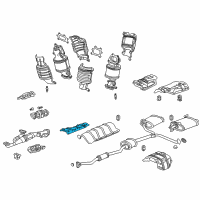 OEM Honda Accord Plate, Tank Baffle Diagram - 74651-SDA-A00