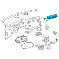 OEM 2011 Toyota Avalon Dash Control Unit Diagram - 55900-07180