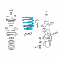 OEM 2017 Cadillac ATS Coil Spring Diagram - 23167061