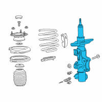 OEM 2018 Cadillac ATS Strut Diagram - 23506973