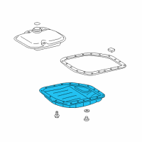 OEM 2009 Pontiac Vibe Pan, Automatic Transmission Fluid Diagram - 88975091