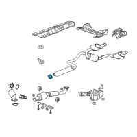 OEM 2015 Buick Verano Muffler & Pipe Gasket Diagram - 23128739