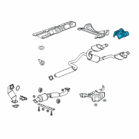 OEM 2012 Buick Verano Heat Shield Diagram - 13253839