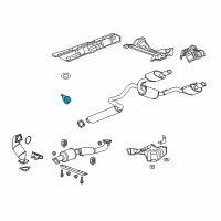 OEM 2015 Buick Verano Muffler & Pipe Hanger Diagram - 13271296