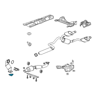 OEM 2014 Buick Verano Preconverter Gasket Diagram - 22841348