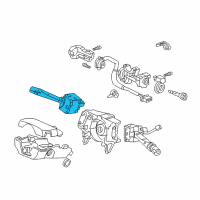 OEM 2002 Honda Accord Switch Assembly, Lighting Diagram - 35255-S84-A01