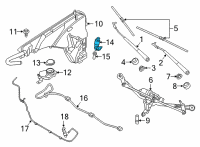 OEM 2021 BMW X3 Double Wash Pump Diagram - 67-12-7-388-349