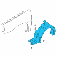 OEM 2002 Kia Rio Guard-FMUD, A, RH Diagram - 0K30A56131