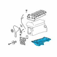 OEM Buick Rainier Oil Pan Diagram - 12584321