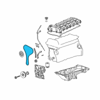 OEM Oldsmobile Timing Chain Diagram - 12571725