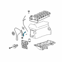 OEM 2002 Chevrolet Trailblazer EXT Timing Chain Guide Diagram - 12575159