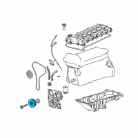 OEM 2009 GMC Envoy Vibration Damper Diagram - 12578069