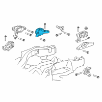 OEM Chevrolet Captiva Sport Mount, Trans Diagram - 20789546