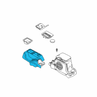 OEM Jeep Console-Floor Diagram - 5HF13LAZAD