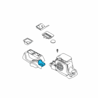 OEM Jeep Wrangler Console-Console Diagram - 55315038AC