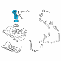 OEM 2019 Chevrolet Volt Fuel Pump Diagram - 84474299