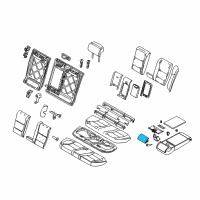 OEM 2008 BMW 535xi Cover, Drink Holder Diagram - 52-20-7-160-465