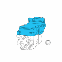 OEM 2005 Dodge Ram 1500 Anti-Lock Brake System Module Diagram - 5114536AD