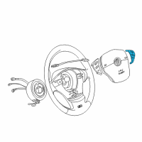 OEM 2001 BMW 540i Speed Control Switch Diagram - 61-31-2-695-126