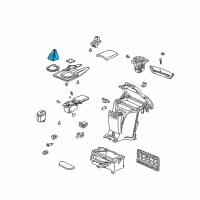 OEM 2004 Honda S2000 Boot, Change Lever *NH167L* (GRAPHITE BLACK) Diagram - 83414-S2A-A51ZA