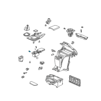 OEM 2004 Honda S2000 Latch Diagram - 77236-S2A-A51