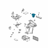 OEM 2007 Honda S2000 Switch Assembly, Hazard Diagram - 35510-S2A-Z01