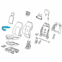 OEM 2014 Cadillac CTS Seat Cushion Heater Diagram - 25994411