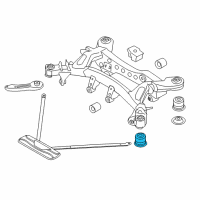 OEM 2013 BMW ActiveHybrid 3 Rubber Mounting Front Diagram - 33-31-6-792-509