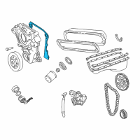 OEM Jeep Grand Wagoneer Gasket-Chain Case Cover Diagram - 53021057AB