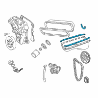 OEM 1997 Dodge Ram 1500 Gasket-Oil Pan Diagram - 53005646