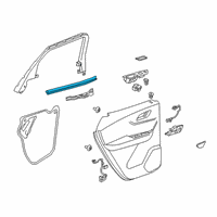 OEM 2019 Chevrolet Blazer Belt Weatherstrip Diagram - 42440829