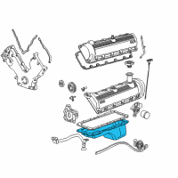 OEM Ford F-350 Super Duty Oil Pan Diagram - 5C3Z-6675-AA