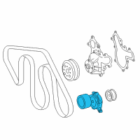 OEM Lexus GX460 Tensioner Assy, V-Ribbed Belt Diagram - 16620-0S012