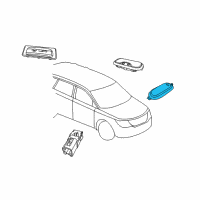 OEM 2016 Dodge Journey Lamp-Dome Diagram - 5JG58HDAAD