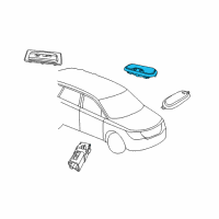 OEM 2009 Dodge Journey Lamp-Reading Diagram - 1CY12DW1AC