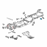 OEM 2014 Chevrolet Silverado 2500 HD Bracket Diagram - 20909388