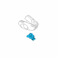 OEM Cadillac Fog Lamp Bulb Diagram - 12450260