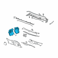 OEM 2016 Buick LaCrosse Insulator Diagram - 22998324