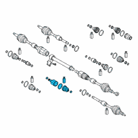 OEM Hyundai Veloster Joint Kit-Front Axle Differential Side Diagram - 49535-F2505