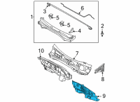 OEM 2022 Kia Sorento Panel Complete-Dash Diagram - 64301P2030