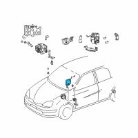 OEM Toyota Prius Computer Diagram - 89540-47030