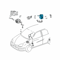 OEM 2003 Toyota Prius Power Booster Diagram - 47071-47010