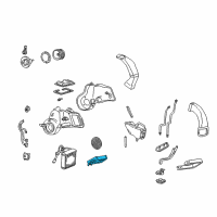 OEM 2001 Ford Expedition Heater Core Diagram - H2MZ-18476-X