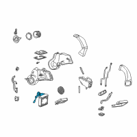 OEM Lincoln Heater Control Valve Diagram - YF2Z-19849-AA