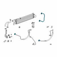 OEM Buick Cooler Pipe Diagram - 13311082